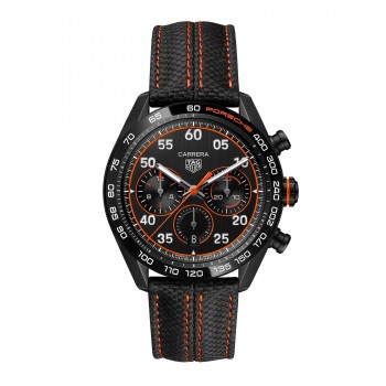 Réplique de chronographe TAG Heuer X Porsche Orange Racing CBN2A1M.FC6526