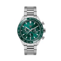 Réplique Montre homme TAG Heuer Carrera Chronographe 44 mm, acier inoxydable vert CBN2A1N.BA0643 Réplique Montre homme TAG Heuer Carrera Chronographe 44 mm, acier inoxydable vert CBN2A1N.BA0643