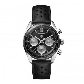 Réplique de homme TAG Heuer Carrera Chronographe 39 mm Noire CBS2210.FC6534