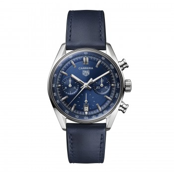 Réplique de homme TAG Heuer Carrera Chronographe 39 mm bleue CBS2212.FC6535