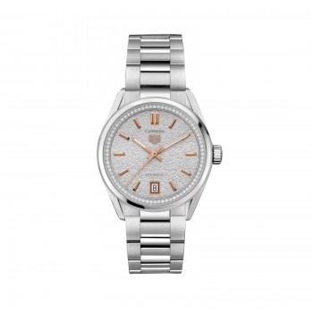 Copie de femme TAG Heuer Carrera 36 mm, diamants, argent, WBN231B.BA0001