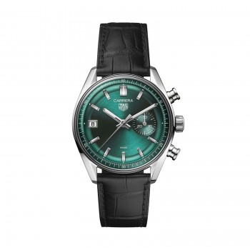 Réplique Montre homme TAG Heuer Carrera Chronographe 39 mm Verte CBS2211.FC6545