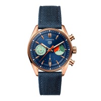 Réplique de homme TAG Heuer Carrera Skipper Chronographe 39 mm Bleu CBS2241.FN8023