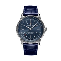 Réplique Montre homme Breitling Navitimer 35 mm bleue A17395161C1P2