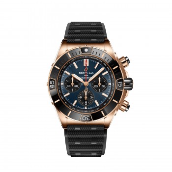 Réplique de Breitling Super Chronomat B01 44 en or rouge 18 carats avec bracelet en caoutchouc RB01362A1C1S1 Réplique de Breitling Super Chronomat B01 44 en or rouge 18 carats avec bracelet en caoutchouc RB01362A1C1S1