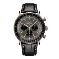 Imitation homme Breitling Navitimer Chronographe Édition Limitée 46 mm Grise Exclusivité États-Unis UB01371A1B1P1