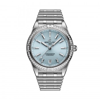 Réplique Montre femme Breitling Chronomat automatique 36 mm bleue G10380591C1G1