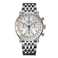 Copie de homme Breitling Navitimer Chronographe 41 mm Blanche AB0139A71G1A1