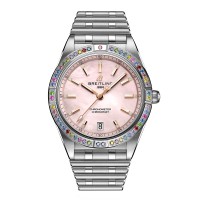 Réplique de femme Breitling Chronomat Automatic 36 avec bracelet en acier inoxydable or rose South Sea G10380BB1K1G1