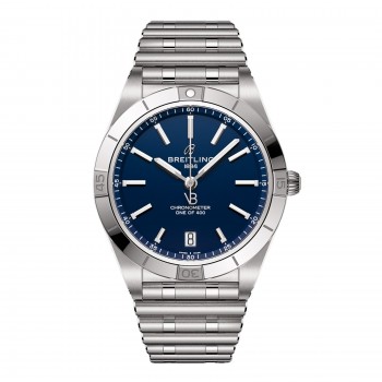 Imitation Breitling Chronomat Automatique 36 mm Victoria Beckham pour femme, édition limitée bleu nuit A103801A1C1A1