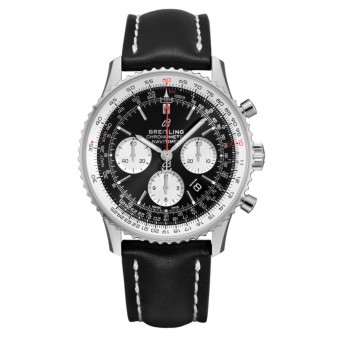 Copie de Breitling Navitimer 1 B01 Chronographe 43, réplique, bracelet en cuir, fermoir déployant, cadran noir, pour homme, AB0121211B1X2 Copie de Breitling Navitimer 1 B01 Chronographe 43, réplique, bracelet en cuir, fermoir déployant, cadran noir, pour homme, AB0121211B1X2