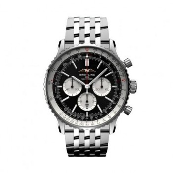 Réplique de Breitling Navitimer B01 Chronographe 46 Acier inoxydable Cadran noir AB0137211B1A1 Réplique de Breitling Navitimer B01 Chronographe 46 Acier inoxydable Cadran noir AB0137211B1A1