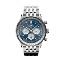 Réplique Montre Breitling Navitimer B01 Chronographe 46 Acier inoxydable Cadran bleu AB0137211C1A1 Réplique Montre Breitling Navitimer B01 Chronographe 46 Acier inoxydable Cadran bleu AB0137211C1A1