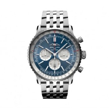 Réplique Montre Breitling Navitimer B01 Chronographe 46 Acier inoxydable Cadran bleu AB0137211C1A1 Réplique Montre Breitling Navitimer B01 Chronographe 46 Acier inoxydable Cadran bleu AB0137211C1A1