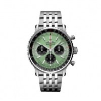 Réplique de Breitling Navitimer B01 Chronographe 43 Acier inoxydable Cadran vert menthe AB0138241L1A1 Réplique de Breitling Navitimer B01 Chronographe 43 Acier inoxydable Cadran vert menthe AB0138241L1A1
