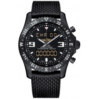 Imitation Breitling Chronospace M78367101B1S1, chronomètre à quartz analogique-numérique avec alarme perpétuelle militaire