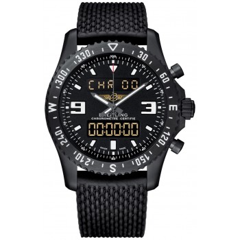 Imitation Breitling Chronospace M78367101B1S1, chronomètre à quartz analogique-numérique avec alarme perpétuelle militaire