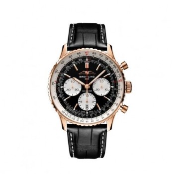Réplique de Breitling Navitimer B01 Chronographe 43 Or Rouge Cadran Noir RB0138211B1P1 Réplique de Breitling Navitimer B01 Chronographe 43 Or Rouge Cadran Noir RB0138211B1P1