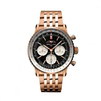 Réplique Montre Breitling Navitimer B01 Chronographe 43 Or Rouge Cadran Noir RB0138211B1R1 Réplique Montre Breitling Navitimer B01 Chronographe 43 Or Rouge Cadran Noir RB0138211B1R1