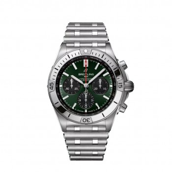 Réplique Montre Breitling Chronomat B01 42 AB0134101L2A1 Acier inoxydable Vert Rouleaux Réplique Montre Breitling Chronomat B01 42 AB0134101L2A1 Acier inoxydable Vert Rouleaux