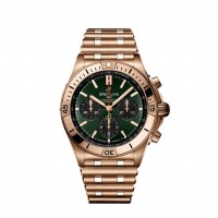 Réplique Montre Breitling Chronomat B01 42 RB0134101L1R1 Or Rouge Vert Rouleaux