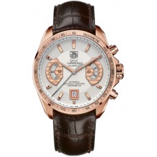 Réplique TAG Heuer Grand Carrera Calibre 17 Or Rose automatique CAV514B.FC8171