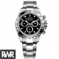 Réplique Rolex Daytona Black Index Dial Oyster Bracelet Homme 116520BKSO