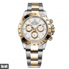 Réplique Rolex Daytona Cadran Blanc Index Oyster Bracelet Homme 116523WSO