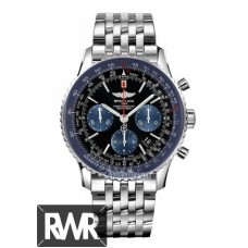 Copie montre Breitling Navitimer 01 Limited Edition Bleu Acier Inoxydable Homme AB012116/BE09