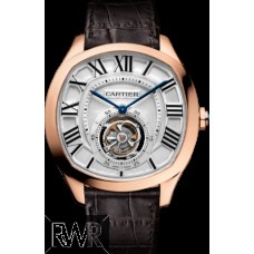 Réplique Cartier Drive de Cartier Tourbillon Volant W4100013