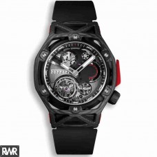 Copie Hublot Techframe Ferrari Tourbillon Chronographe Carbone 45mm