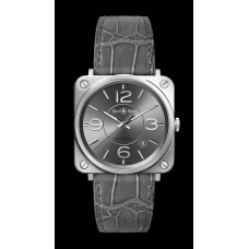 Réplique Bell & Ross BR S OFFICIER RUTHENIUM