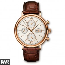 Réplique IWC Portofino Chronographe Or Rose Automatique Homme IW391020