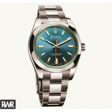 Rolex Oyster Perpetual Milgauss 116400 GV cadran bleu Réplique de montre