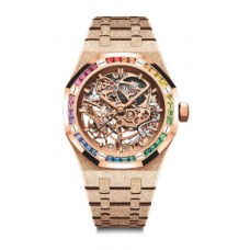 Copie de Audemars Piguet Royal Oak 37 Double Openwork Balance Wheel Frosted Pink Gold Rainbow 15468OR.YG.1259OR.01 Copie de Audemars Piguet Royal Oak 37 Double Openwork Balance Wheel Frosted Pink Gold Rainbow 15468OR.YG.1259OR.01