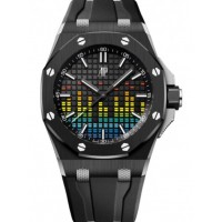 Imitation Audemars Piguet Royal Oak Offshore à remontage automatique - Édition Musique, en céramique, 43 mm, cadran noir, référence 15600CE.OO.A002CA.01 Imitation Audemars Piguet Royal Oak Offshore à remontage automatique - Édition Musique, en céramique, 43 mm, cadran noir, référence 15600CE.OO.A002CA.01
