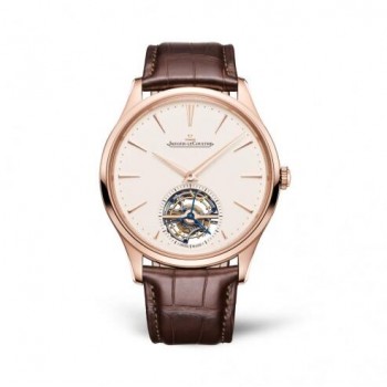 Réplique Montre Jaeger-LeCoultre Master Tourbillon Ultrathin en or rose 1682410