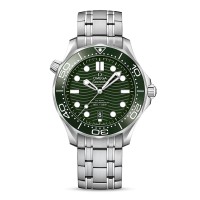Imitation homme Omega Seamaster Diver 300m Co-Axial Master Chronometer 42mm Verte O21030422010001