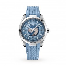 Copie de Omega Seamaster Aqua Terra 150M Co-Axial Master Chronometer GMT Worldtimer 43 mm Bleu Été O22012432203002