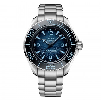 Réplique Montre Omega Seamaster Planet Ocean 6000M Co-Axial Master Chronometer 45,5 mm Bleu Été O21530462103002