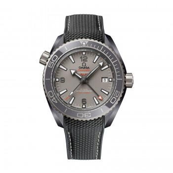 Réplique Montre homme Omega Seamaster Planet Ocean 600M Co-Axial Master Chronometer GMT 45,5 mm Gris O21592462299002