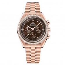 Copie de homme Omega Speedmaster Moonwatch Professional 42 mm, or Sedna, référence O31055425013001