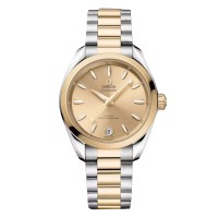 Imitation femme Omega Seamaster Aqua Terra Shades 34 mm, jaune, O22020342008001