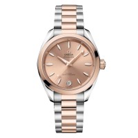 Réplique de femme Omega Seamaster Aqua Terra Shades 34 mm, rose O22020342010001