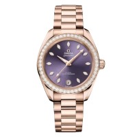 Réplique de femme Omega Seamaster Aqua Terra Shades 34 mm, violette O22055342060001