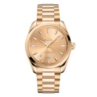 Réplique Montre femme Omega Seamaster Aqua Terra Shades 38 mm, jaune, O22050382008001