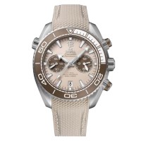 Imitation homme Omega Seamaster Planet Ocean 600M 45,5 mm Beige O21532465109001