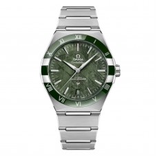 Copie de homme Omega Constellation 41 mm, verte, O13130412199002