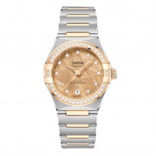 Imitation femme Omega Constellation 29 mm, jaune, O13125292099002