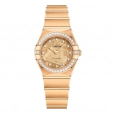 Copie de femme Omega Constellation 25 mm, jaune, O13155256099003